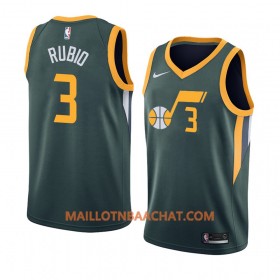 Maillot NBA Utah Jazz Ricky Rubio 3 2018-19 Nike Vert Swingman - Homme